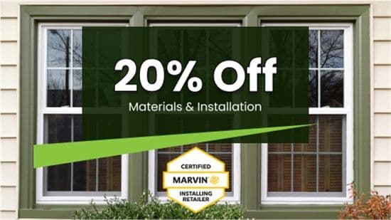 20% Off materials & Installation