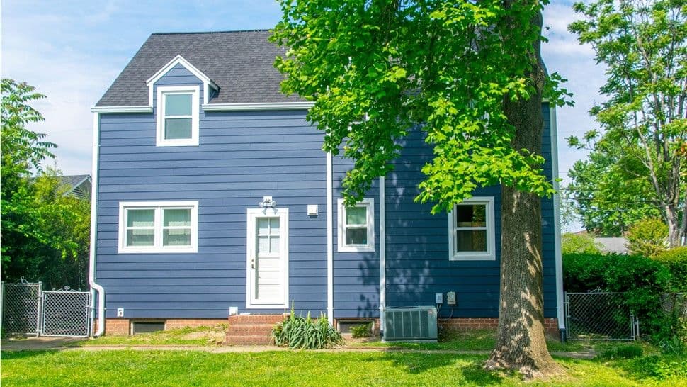 blue house