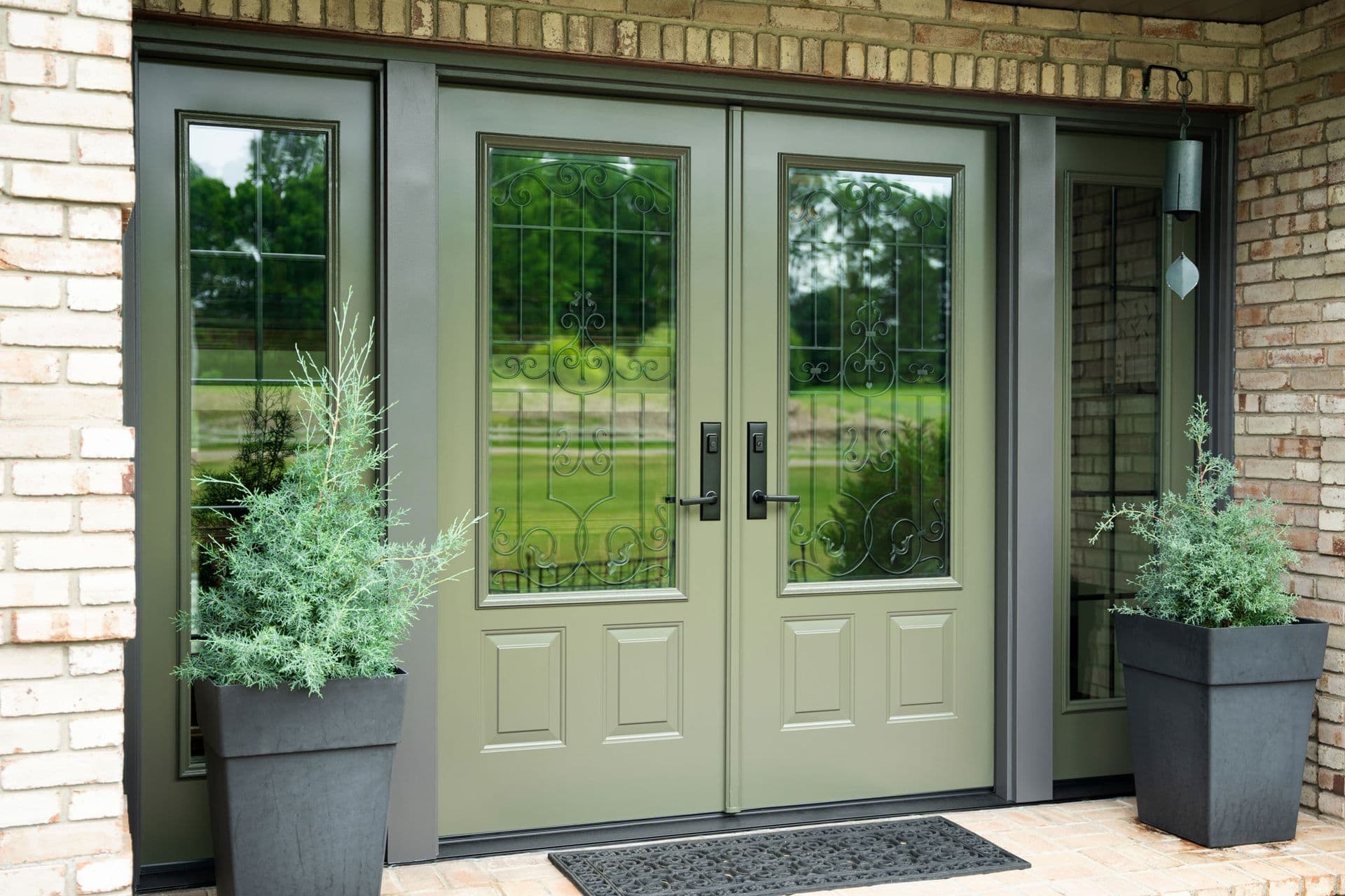 ProVia green French Doors