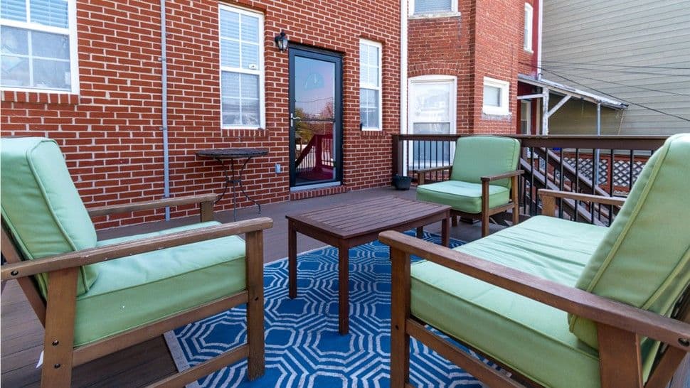 brick house patio