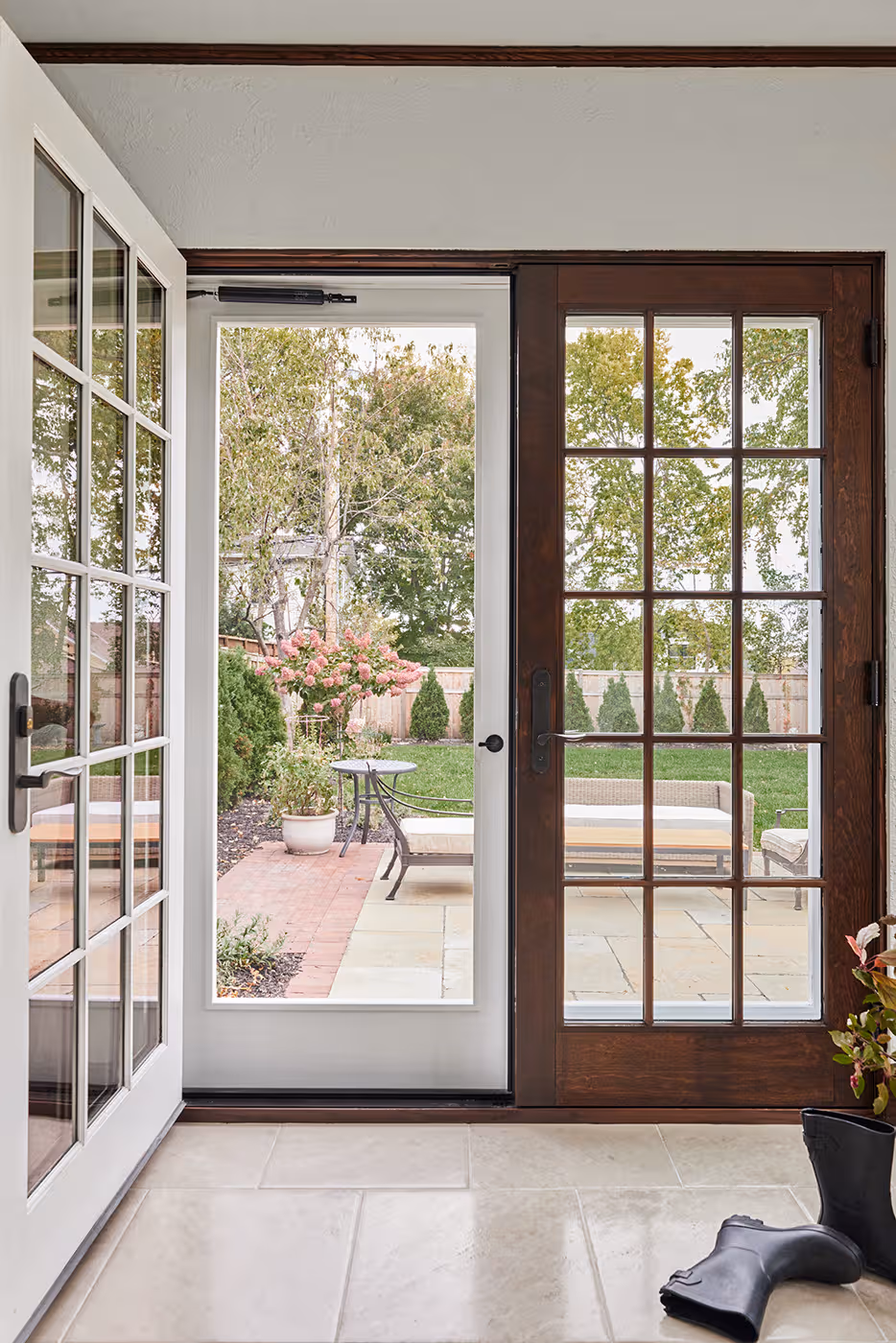 Brown Marvin French Doors