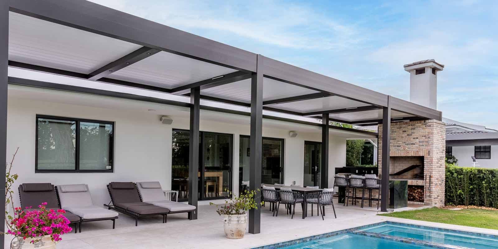 motorized louvered pergola hero